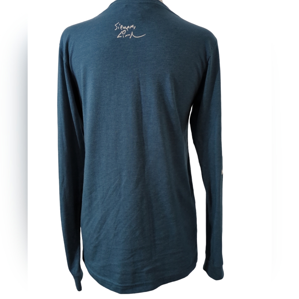 Bella+canvas long sleeve size S/P color Blue - Picture 4 of 5